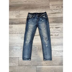 Miss Me mid-rise ankle skinny jeans size 25